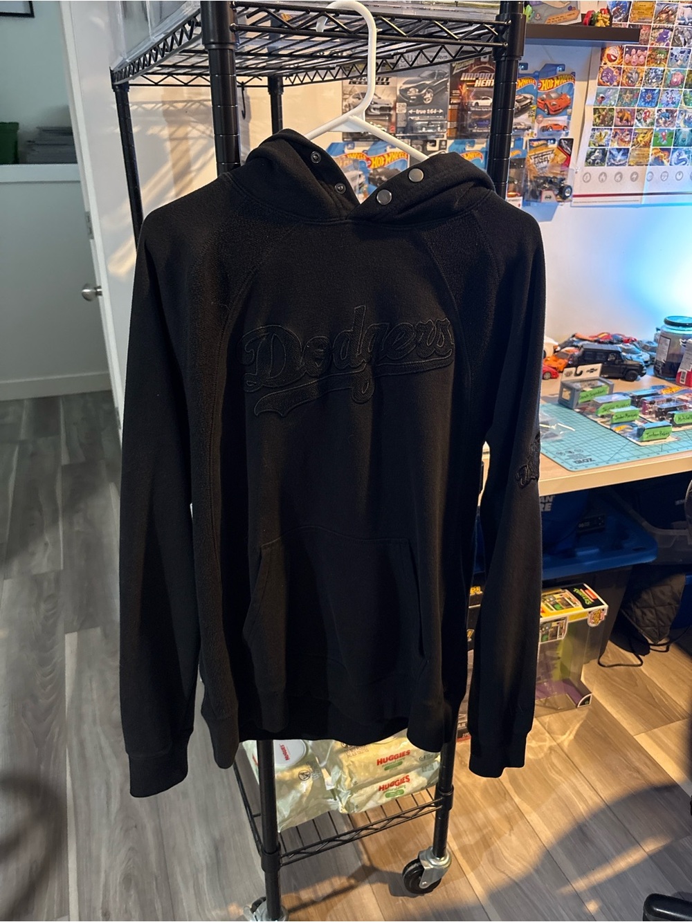 New Era Los Angeles Dodgers Black Pullover Hoodie